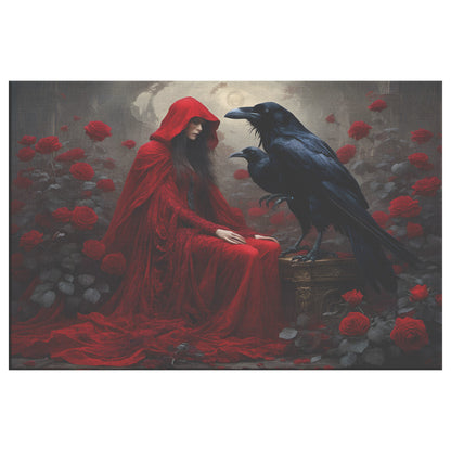 Crimson Reverie Canvas